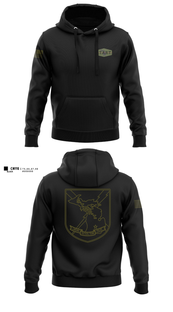 Hoodie, S.T.A.R.T, Police, Teamtime, Team time, sublimation, custom sports apparel, team uniforms, spirit wear, spiritwear, sports uniforms, custom shirts, team store, custom team store, fundraiser sports, apparel fundraiser