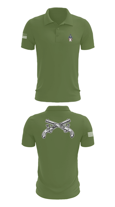 712th MP Co 21611844 Short Sleeve Performance Polo - 47