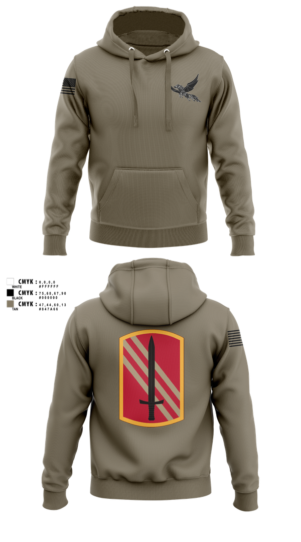 Hoodie, 196th BDE SIG CO, , Teamtime, Team time, sublimation, custom sports apparel, team uniforms, spirit wear, spiritwear, sports uniforms, custom shirts, team store, custom team store, fundraiser sports, apparel fundraiser