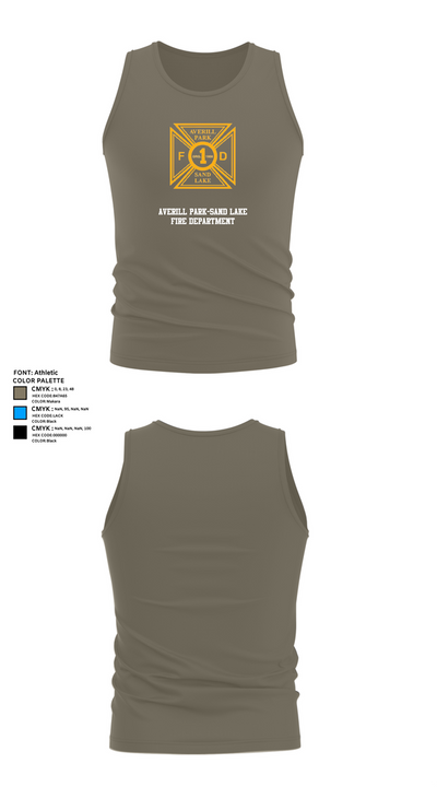 Averill Park-Sand Lake Fire Department 12874651 Tank Top - 79