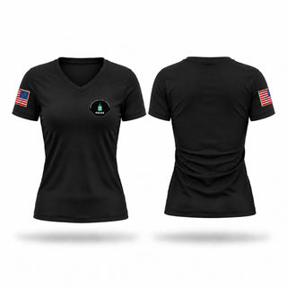 Womens Short Sleeve Vneck Shirt, NSU PD, Police, Teamtime, Team time, sublimation, custom sports apparel, team uniforms, spirit wear, spiritwear, sports uniforms, custom shirts, team store, custom team store, fundraiser sports, apparel fundraiser
