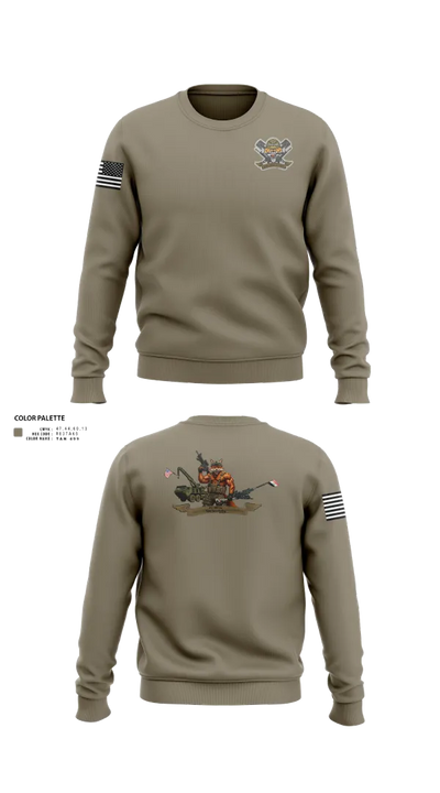 3-6 Fox Co. 82938446 Crew Neck Sweatshirt - 22