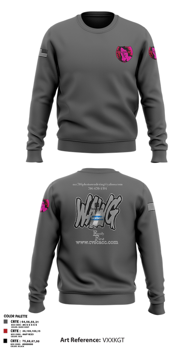WeAllWeGot~Family First 22026589 Crew Neck Sweatshirt - 29