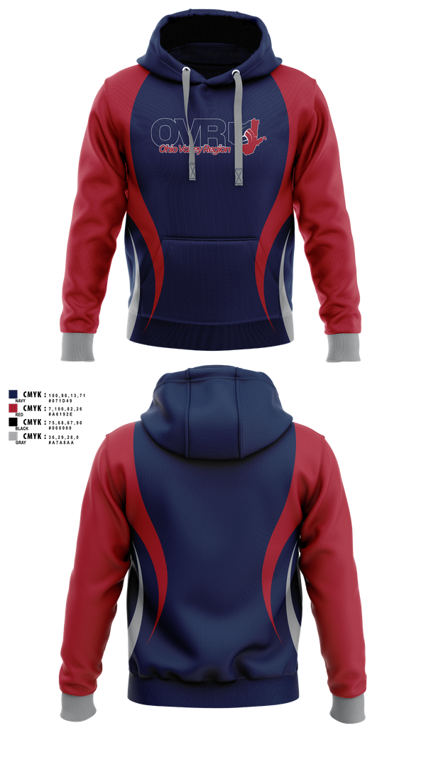 Hoodie, Ohio Valley Region Volleyball, Women's Volleyball, Teamtime, Team time, sublimation, custom sports apparel, team uniforms, spirit wear, spiritwear, sports uniforms, custom shirts, team store, custom team store, fundraiser sports, apparel fundraiser