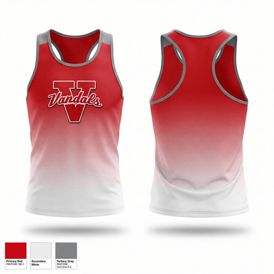 Vandalia Vandals 57126239 Men's Track Singlet - 1