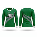 IEY Middle School Wrestling Women's Long Sleeve V-neck Shirt - 1