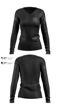 Alexandria Police Department Special Operations Women's Long Sleeve V-neck Shirt - 6