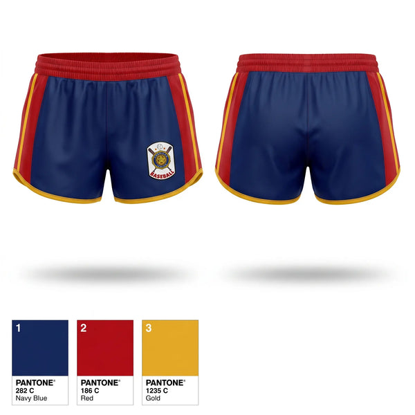 Womens Shorts, NY American Legion Baseball, Baseball, Teamtime, Team time, sublimation, custom sports apparel, team uniforms, spirit wear, spiritwear, sports uniforms, custom shirts, team store, custom team store, fundraiser sports, apparel fundraiser
