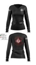 Local 5519 31284904 Women's Long Sleeve V-neck Shirt - 1