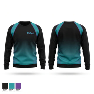 Crew Neck Sweatshirt, Rebels, Baseball, Teamtime, Team time, sublimation, custom sports apparel, team uniforms, spirit wear, spiritwear, sports uniforms, custom shirts, team store, custom team store, fundraiser sports, apparel fundraiser