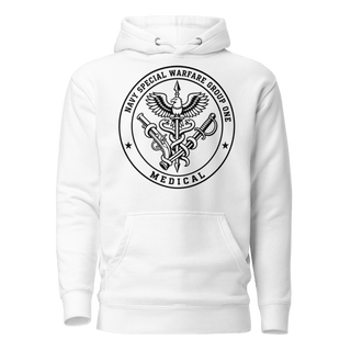 Unisex Hoodie - 1 - White