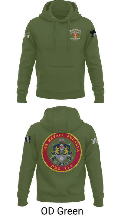 USS Rafael Peralta DDG 115 35678200 Hoodie - 55