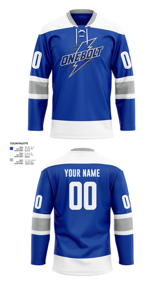 Hockey Jersey, Lysander Lightning, Ice Hockey, Teamtime, Team time, sublimation, custom sports apparel, team uniforms, spirit wear, spiritwear, sports uniforms, custom shirts, team store, custom team store, fundraiser sports, apparel fundraiser
