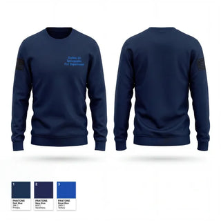 Crew Neck Sweatshirt, Station 54 Springwater Fire Department, Fire Department, Teamtime, Team time, sublimation, custom sports apparel, team uniforms, spirit wear, spiritwear, sports uniforms, custom shirts, team store, custom team store, fundraiser sports, apparel fundraiser