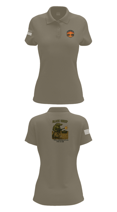 4th Assault Amphibian Battalion, Company B 82284637 Women's Short Sleeve Performance Polo  - 75