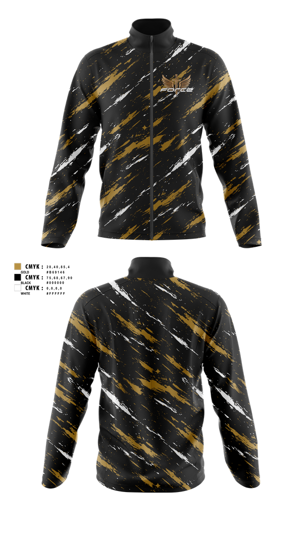 Fleece Jacket, Force Cheer, Spirit Store, Teamtime, Team time, sublimation, custom sports apparel, team uniforms, spirit wear, spiritwear, sports uniforms, custom shirts, team store, custom team store, fundraiser sports, apparel fundraiser