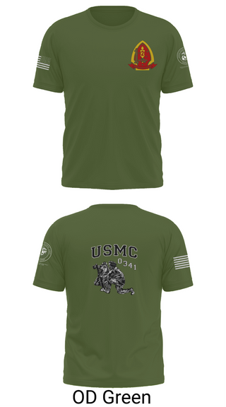 Old School Cotton Feel Shirt, 1st Bn 2mar 2nd MarDiv, , Teamtime, Team time, sublimation, custom sports apparel, team uniforms, spirit wear, spiritwear, sports uniforms, custom shirts, team store, custom team store, fundraiser sports, apparel fundraiser