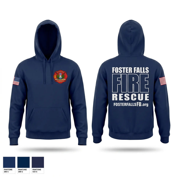 Hoodie, Foster Falls Fire Department, Fire Department, Teamtime, Team time, sublimation, custom sports apparel, team uniforms, spirit wear, spiritwear, sports uniforms, custom shirts, team store, custom team store, fundraiser sports, apparel fundraiser