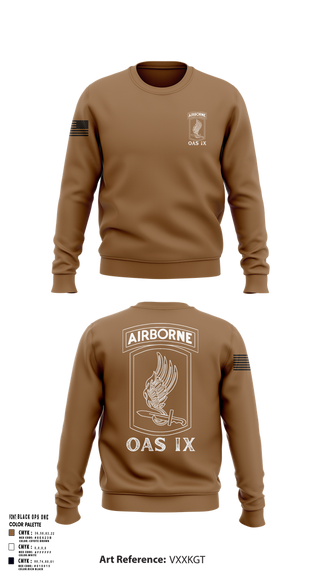 Crew Neck Sweatshirt, 173RD ABN, Army, Teamtime, Team time, sublimation, custom sports apparel, team uniforms, spirit wear, spiritwear, sports uniforms, custom shirts, team store, custom team store, fundraiser sports, apparel fundraiser