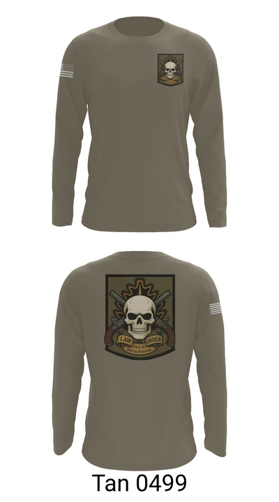 430th MP Detachment 58088403 Long Sleeve Performance Shirt 66