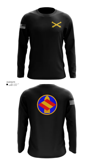 Long Sleeve Performance Shirt, HQ 142 FA BDE, National Guard, Teamtime, Team time, sublimation, custom sports apparel, team uniforms, spirit wear, spiritwear, sports uniforms, custom shirts, team store, custom team store, fundraiser sports, apparel fundraiser