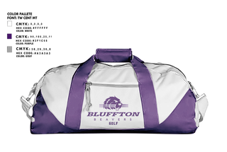 Duffle Bag, Bluffton University, Golf, Teamtime, Team time, sublimation, custom sports apparel, team uniforms, spirit wear, spiritwear, sports uniforms, custom shirts, team store, custom team store, fundraiser sports, apparel fundraiser