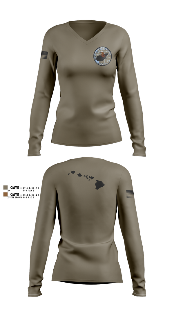 Womens Long Sleeve Vneck Shirt, SDVT1, Navy, Teamtime, Team time, sublimation, custom sports apparel, team uniforms, spirit wear, spiritwear, sports uniforms, custom shirts, team store, custom team store, fundraiser sports, apparel fundraiser