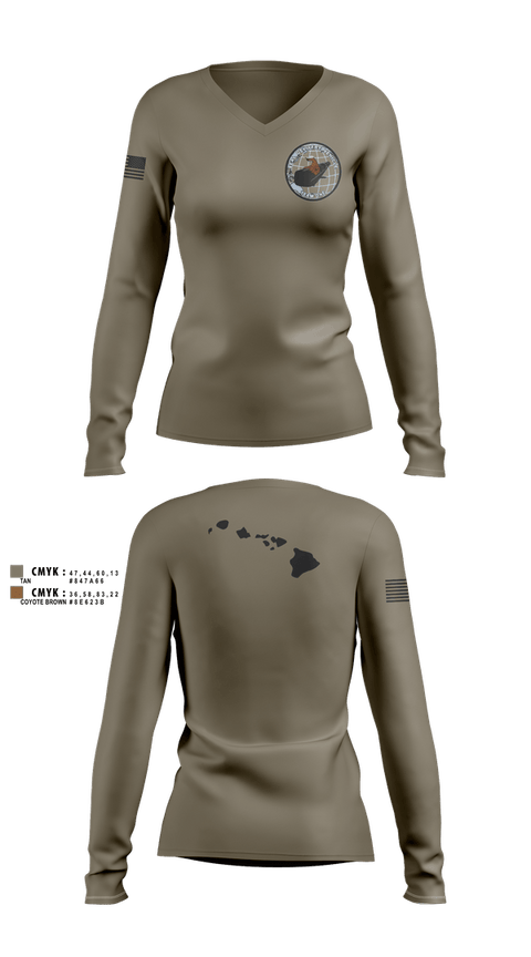 Womens Long Sleeve Vneck Shirt, SDVT1, Navy, Teamtime, Team time, sublimation, custom sports apparel, team uniforms, spirit wear, spiritwear, sports uniforms, custom shirts, team store, custom team store, fundraiser sports, apparel fundraiser