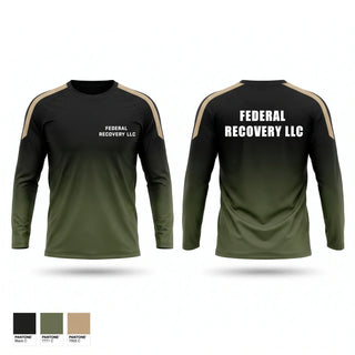 Long Sleeve Performance Shirt, Federal Recovery LLC, Marines, Teamtime, Team time, sublimation, custom sports apparel, team uniforms, spirit wear, spiritwear, sports uniforms, custom shirts, team store, custom team store, fundraiser sports, apparel fundraiser