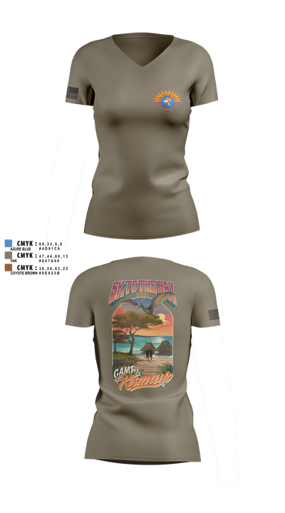 Task Force Bastards 71335130 Women's Short Sleeve V-neck Shirt - 4 (1)