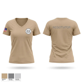 Womens Short Sleeve Vneck Shirt, Louisiana Association of Crisis Negotiators, Police, Teamtime, Team time, sublimation, custom sports apparel, team uniforms, spirit wear, spiritwear, sports uniforms, custom shirts, team store, custom team store, fundraiser sports, apparel fundraiser