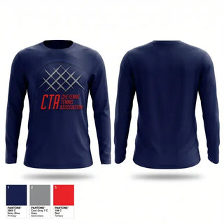 Long Sleeve Performance Shirt, Cheyenne Tennis Association, Tennis, Teamtime, Team time, sublimation, custom sports apparel, team uniforms, spirit wear, spiritwear, sports uniforms, custom shirts, team store, custom team store, fundraiser sports, apparel fundraiser