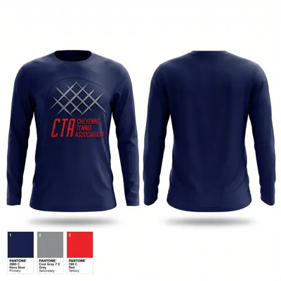 Cheyenne Tennis Association 56057031 Long Sleeve Performance Shirt 2