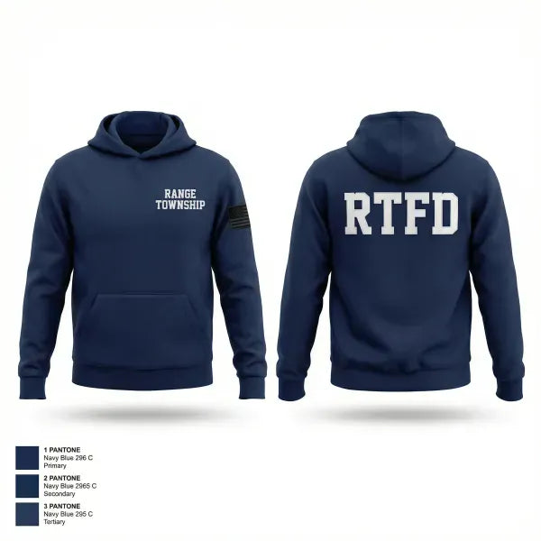 Hoodie, Range Township, Fire Department, Teamtime, Team time, sublimation, custom sports apparel, team uniforms, spirit wear, spiritwear, sports uniforms, custom shirts, team store, custom team store, fundraiser sports, apparel fundraiser