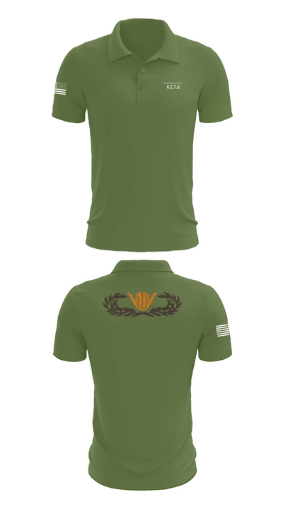 KISARAZU COMBAT TRAINING UNIT Short Sleeve Performance Polo - 47