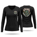 C BTRY, 2-6 ADA Women's Long Sleeve V-neck Shirt - 1