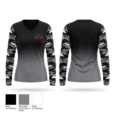 J.E.T. Women's Long Sleeve V-neck Shirt - 1
