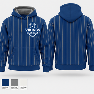 Hoodie, Vikings, Baseball, Teamtime, Team time, sublimation, custom sports apparel, team uniforms, spirit wear, spiritwear, sports uniforms, custom shirts, team store, custom team store, fundraiser sports, apparel fundraiser