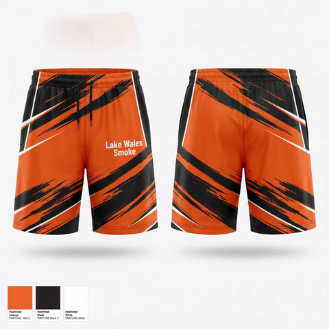 Athletic Shorts With Pockets, Lake Wales Smoke, Baseball, Teamtime, Team time, sublimation, custom sports apparel, team uniforms, spirit wear, spiritwear, sports uniforms, custom shirts, team store, custom team store, fundraiser sports, apparel fundraiser