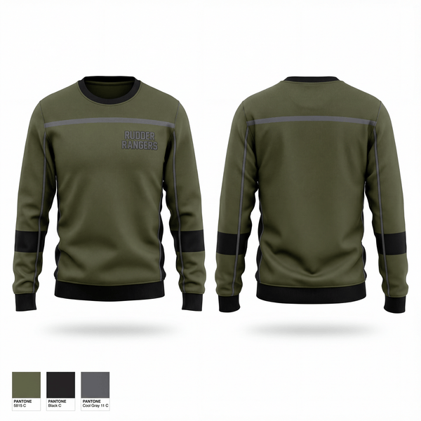 Crew Neck Sweatshirt, Rudder rangers, Softball, Teamtime, Team time, sublimation, custom sports apparel, team uniforms, spirit wear, spiritwear, sports uniforms, custom shirts, team store, custom team store, fundraiser sports, apparel fundraiser