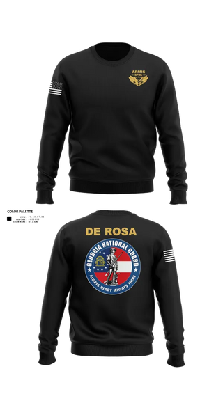 Crew Neck Sweatshirt, Armis SPRC, National Guard, Teamtime, Team time, sublimation, custom sports apparel, team uniforms, spirit wear, spiritwear, sports uniforms, custom shirts, team store, custom team store, fundraiser sports, apparel fundraiser