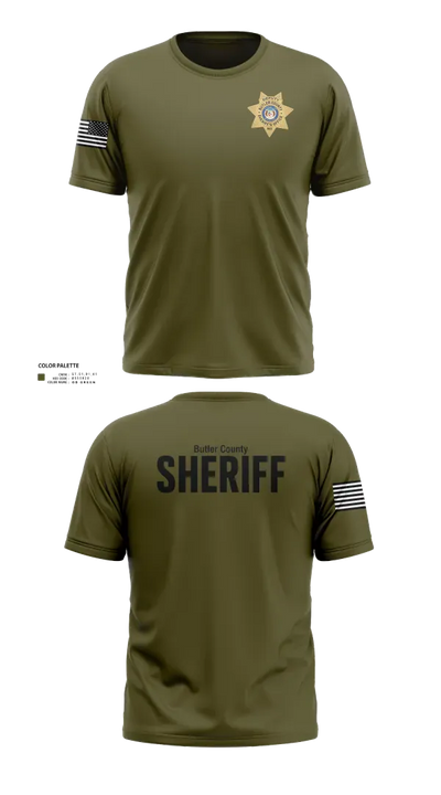 Butler County Sheriff’s Department 87460100 Old School Cotton Feel Shirt - 22
