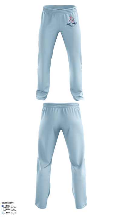 Sebastopol Little League 29313741 Sweatpants - 3