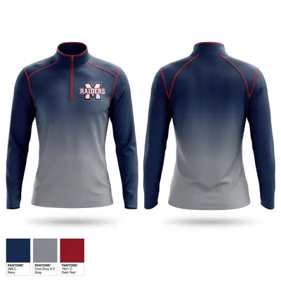 Morgan Raiders 16549858 Quarter Zip Jacket - 1