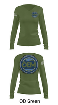 Oregon Emergency Management 48984222 Women's Long Sleeve V-neck Shirt - 54