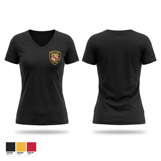 Womens Short Sleeve Vneck Shirt, Police, Police, Teamtime, Team time, sublimation, custom sports apparel, team uniforms, spirit wear, spiritwear, sports uniforms, custom shirts, team store, custom team store, fundraiser sports, apparel fundraiser