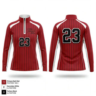 Quarter Zip Jacket, Raging Cardinals, Softball, Teamtime, Team time, sublimation, custom sports apparel, team uniforms, spirit wear, spiritwear, sports uniforms, custom shirts, team store, custom team store, fundraiser sports, apparel fundraiser