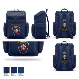 Gear Bag, Kerrville Fire Dept, Fire Department, Teamtime, Team time, sublimation, custom sports apparel, team uniforms, spirit wear, spiritwear, sports uniforms, custom shirts, team store, custom team store, fundraiser sports, apparel fundraiser