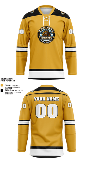 Hockey Jersey, Behlen’s Benders, Ice Hockey, Teamtime, Team time, sublimation, custom sports apparel, team uniforms, spirit wear, spiritwear, sports uniforms, custom shirts, team store, custom team store, fundraiser sports, apparel fundraiser