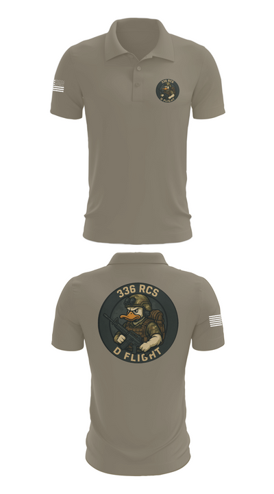 336 RCS D Flight 26202235 Short Sleeve Performance Polo - 67